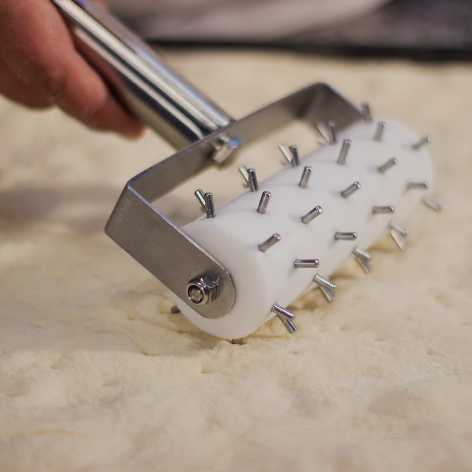 Furador para massa em inox