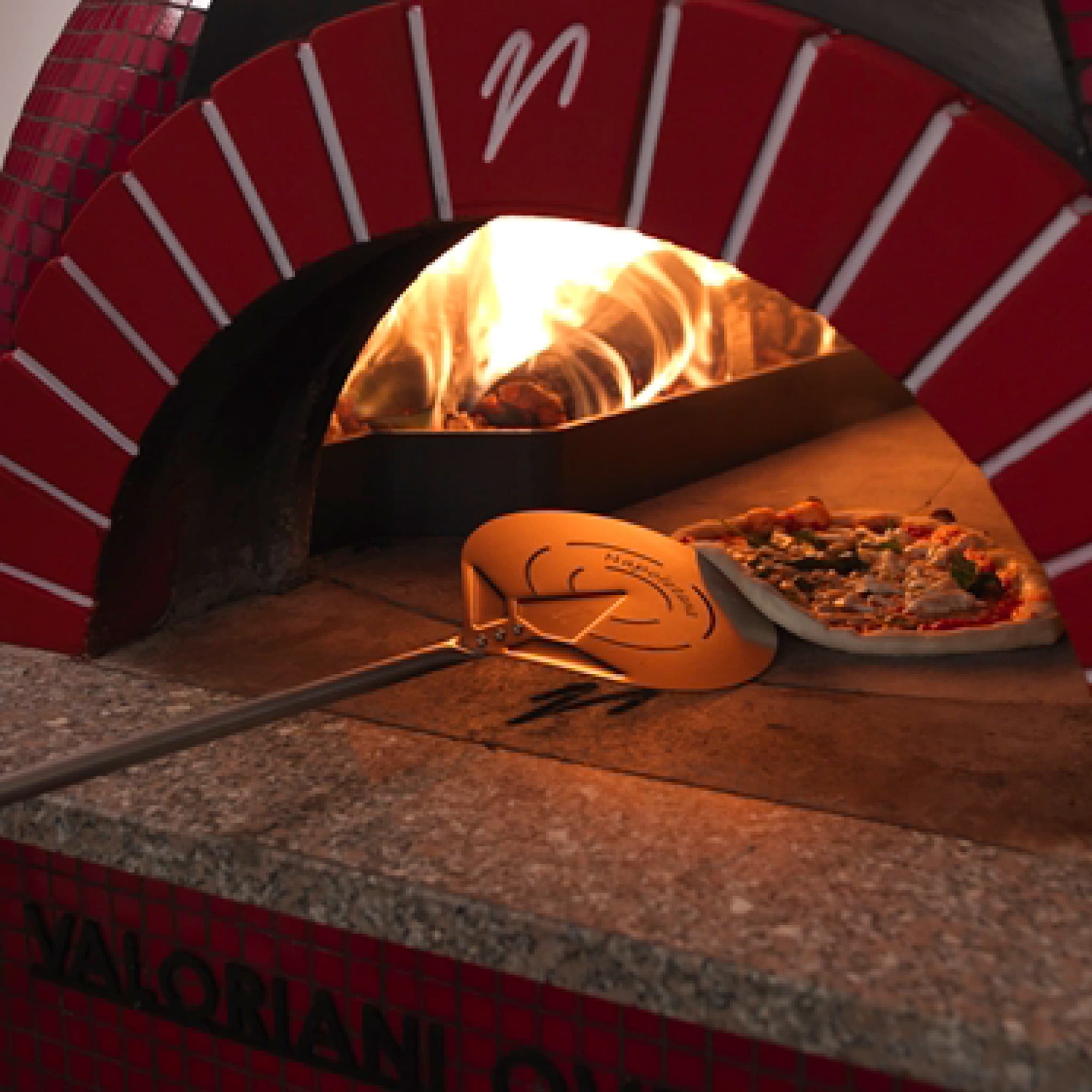Pá perfurada para girar pizza - Linha Napoletana