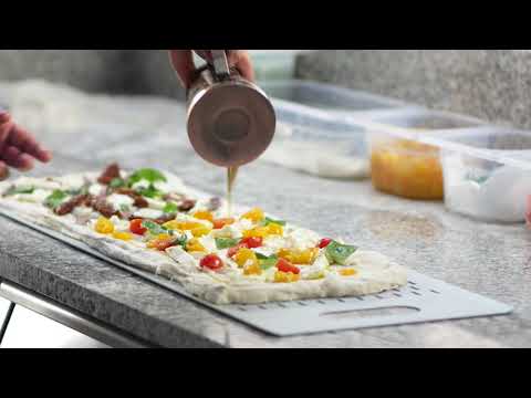 Tábua perfurada para pizza por metro/em pá